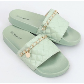 Klapki Travisa Green zielone 1