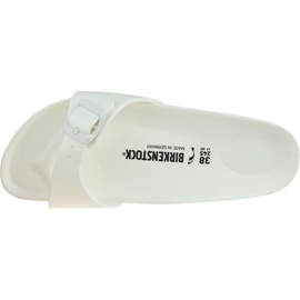 Klapki Birkenstock Madrid Essentials Eva W 128183 białe 2