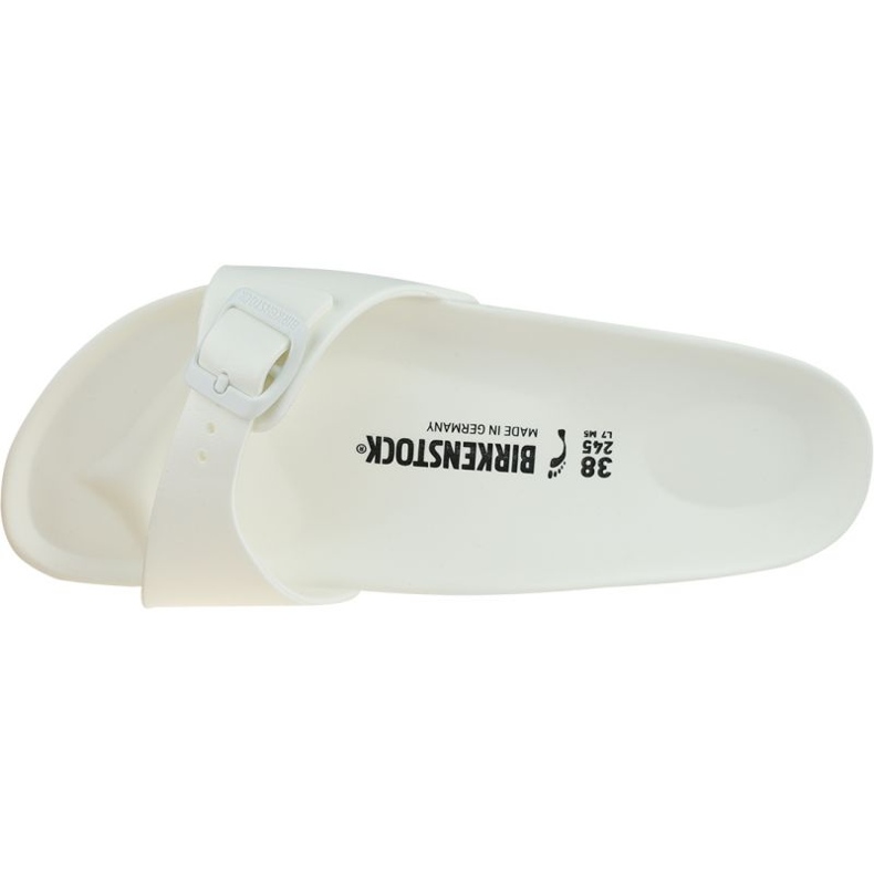 Klapki Birkenstock Madrid Essentials Eva W 128183 białe 2