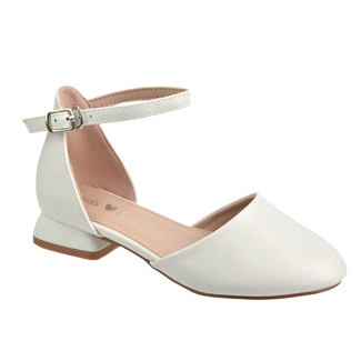 Evento Sandałki Balerinki Srebrne MISSE srebrny 7