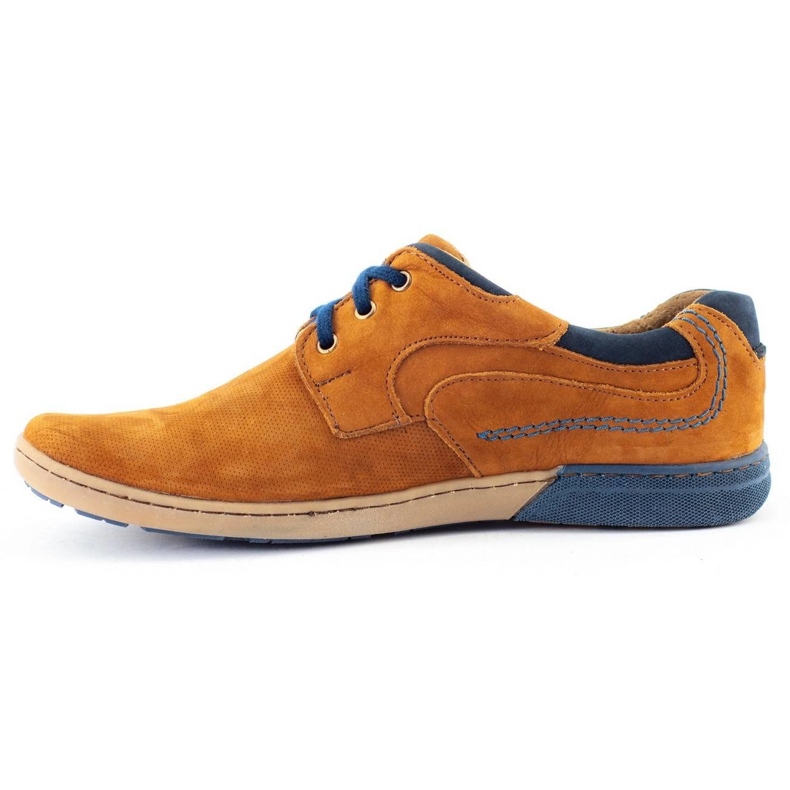 KOMODO Buty męskie casual 861L rude brązowe 1