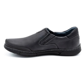 Polbut Buty męskie slip-on J51 szare 1