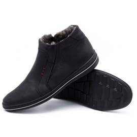 Polbut Buty męskie zimowe 381 czarne 4