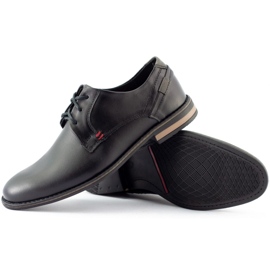KOMODO Eleganckie buty męskie 859 czarne 2