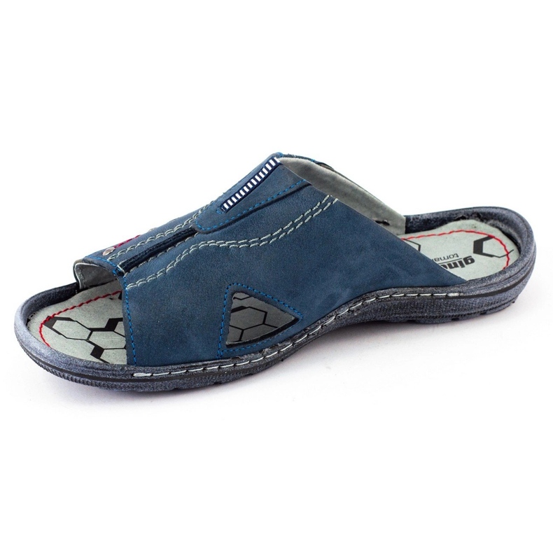 Klapki męskie 334GT granatowe 2