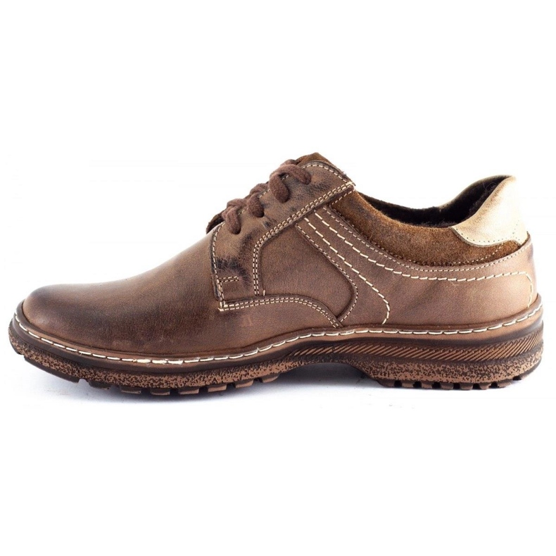 KOMODO Zimowe buty męskie 835F brązowe 1