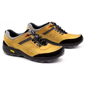 Olivier Męskie buty trekkingowe 274GT zółte żółte 3