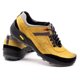 Olivier Męskie buty trekkingowe 274GT zółte żółte 5