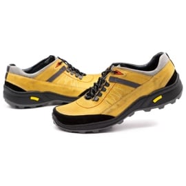 Olivier Męskie buty trekkingowe 274GT zółte żółte 7