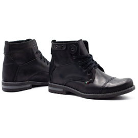KOMODO Buty męskie zimowe 812K czarne 4