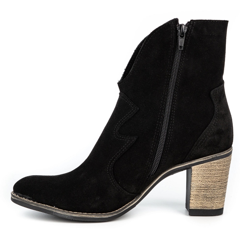 Olivier Botki na obcasie Lucy czarne 1