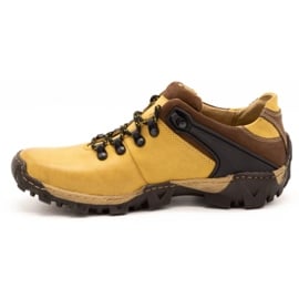 KENT Męskie buty trekkingowe 116 żółte 1