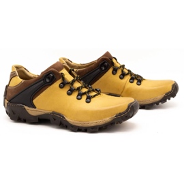 KENT Męskie buty trekkingowe 116 żółte 2