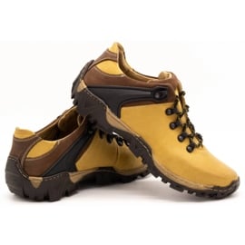 KENT Męskie buty trekkingowe 116 żółte 4