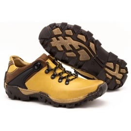 KENT Męskie buty trekkingowe 116 żółte 5