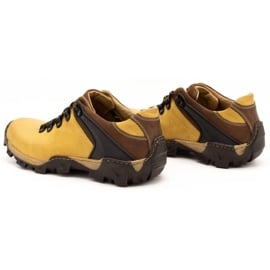 KENT Męskie buty trekkingowe 116 żółte 6