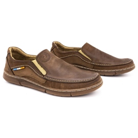 Olivier Buty męskie slip-on 283GT brązowe 3