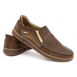 Olivier Buty męskie slip-on 283GT brązowe 5