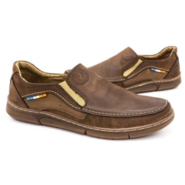 Olivier Buty męskie slip-on 283GT brązowe 7