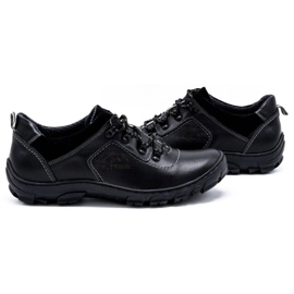 Olivier Buty męskie trekkingowe 7109 czarny lico czarne 5