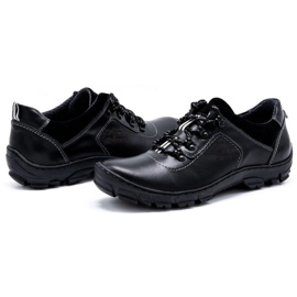 Olivier Buty męskie trekkingowe 7109 czarny lico czarne 6