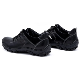 Olivier Buty męskie trekkingowe 7109 czarny lico czarne 7