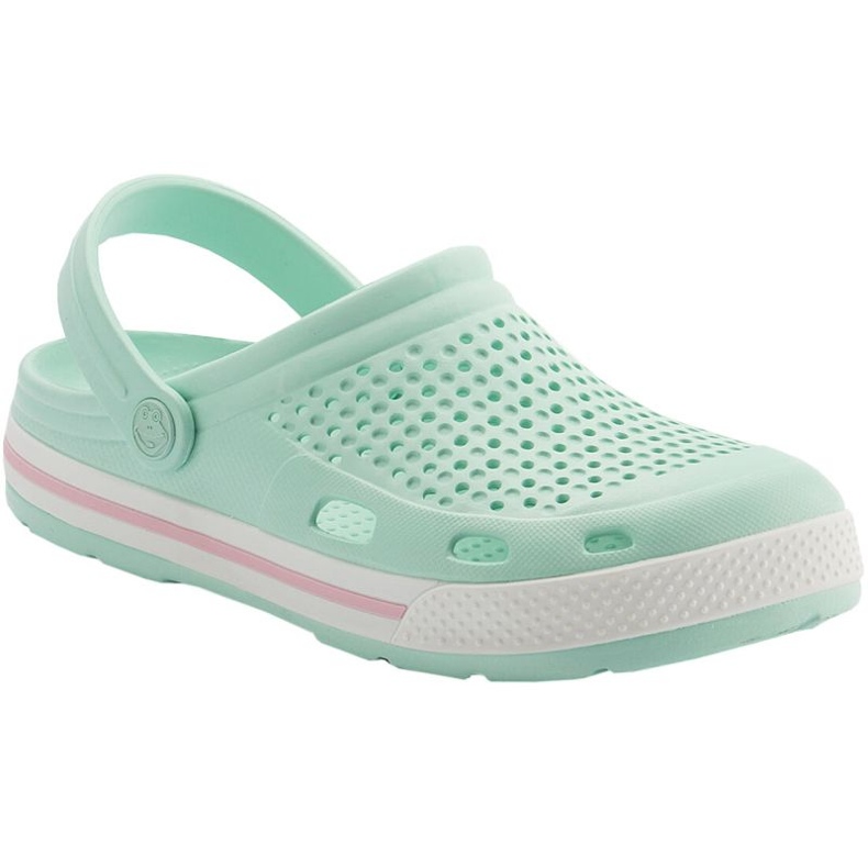 Chodaki Coqui Lindo W 6413-100-4432B/6413-100-4432 zielone 1