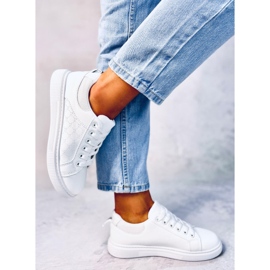 BM Trampki damskie Keeler White białe 1