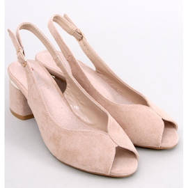 BM Sandałki na obcasie Venus Khaki beżowy 1