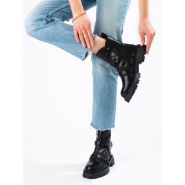 Workery damskie czarne z protektorem 1