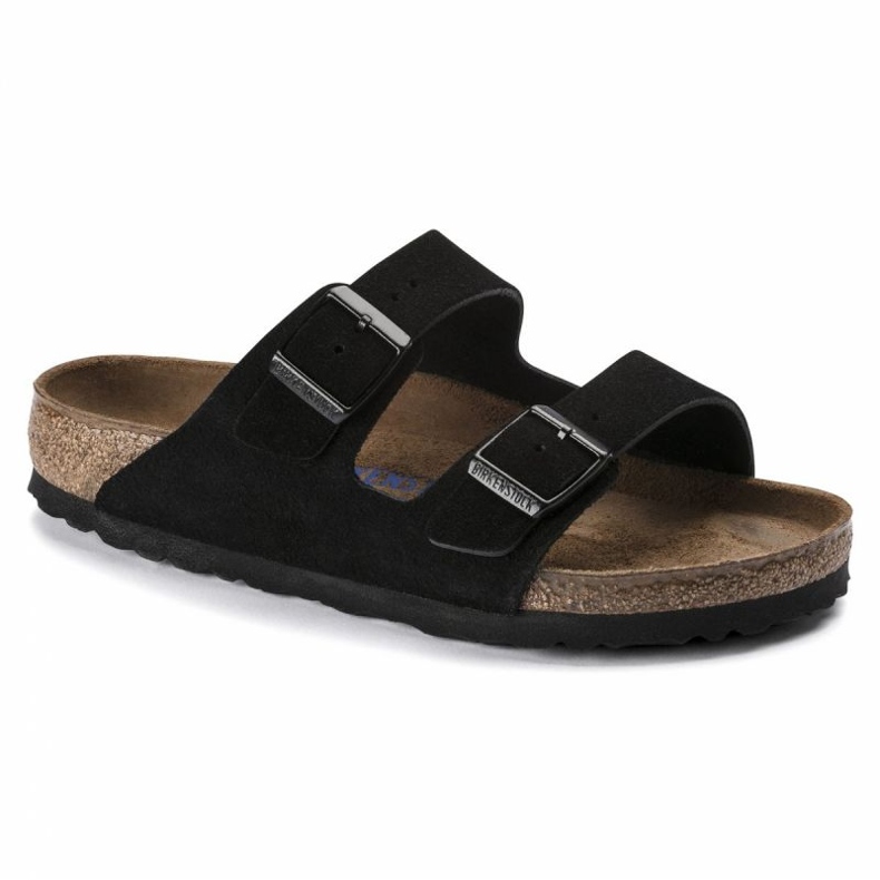 Klapki Birkenstock Arizona Sfb Leve M 951321 czarne 1