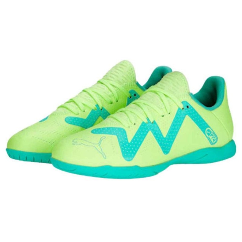 Buty piłkarskie Puma Future Play It Jr 107204 03 zielone zielone 1