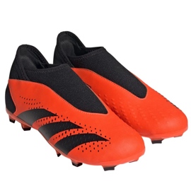 Buty piłkarskie adidas Predator Accuracy.3 Fg Ll Jr GW4607 pomarańcze i czerwienie pomarańczowe 2