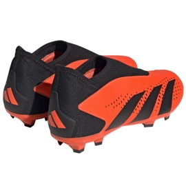 Buty piłkarskie adidas Predator Accuracy.3 Fg Ll Jr GW4607 pomarańcze i czerwienie pomarańczowe 5