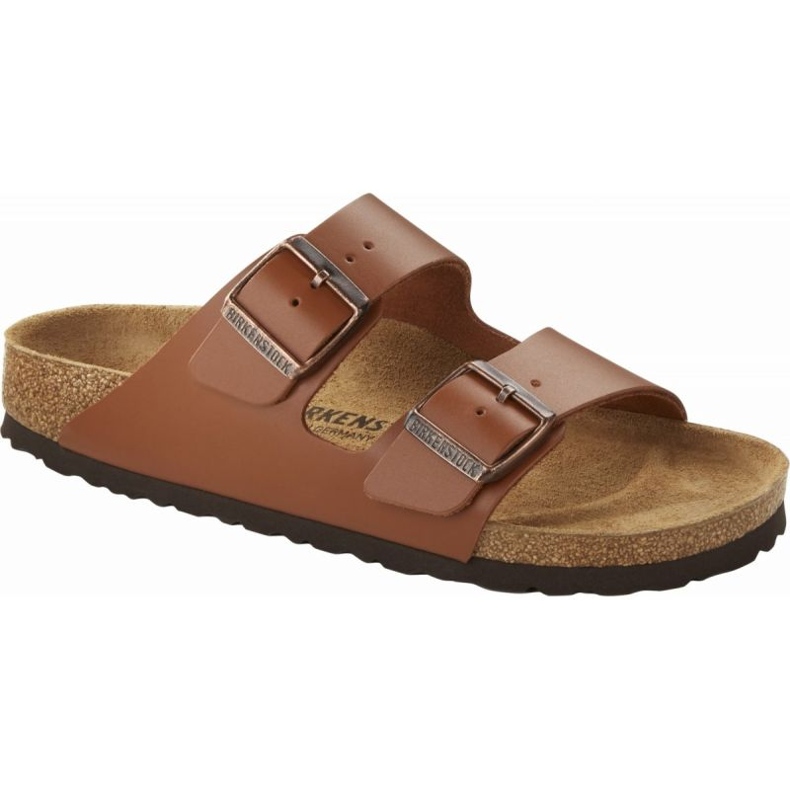 Klapki Birkenstock Arizona Nl W 1019075 brązowe 1