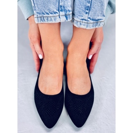 Baleriny ażurowe Forlani Black czarne 1