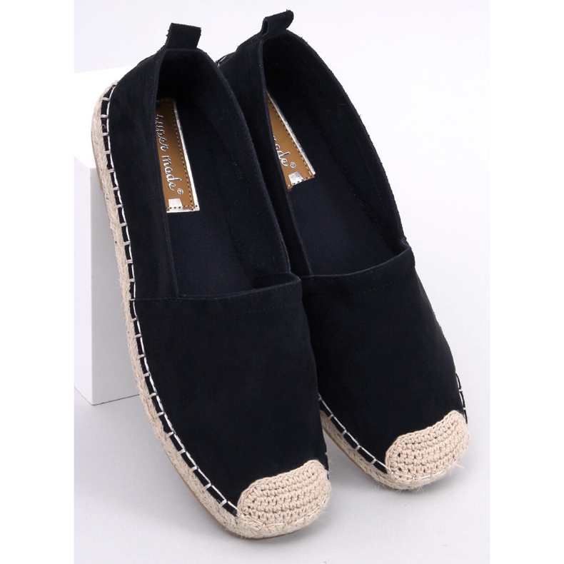 Espadryle damskie Zahn Black czarne 1