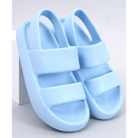 Sandałki gumowe Boddie Blue niebieskie 5