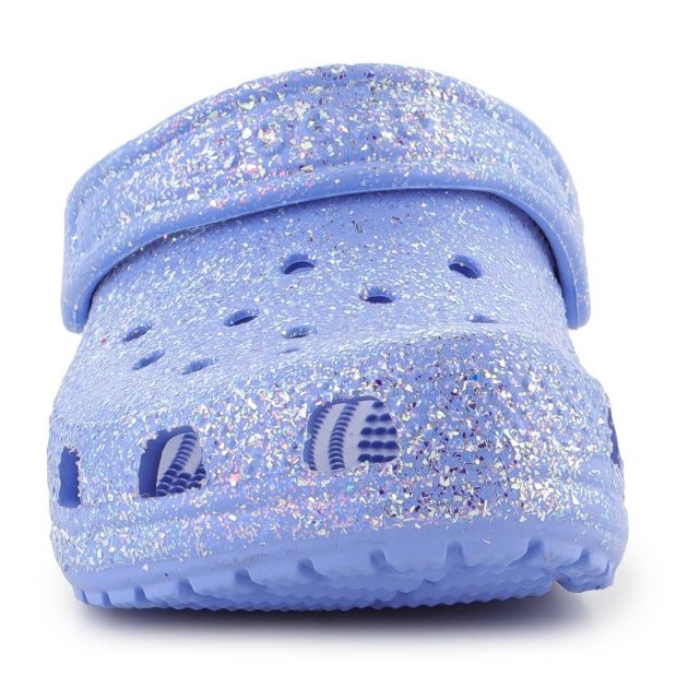 Chodaki Crocs Classic Glitter Clog K Jr 206993-5Q6 niebieskie 1