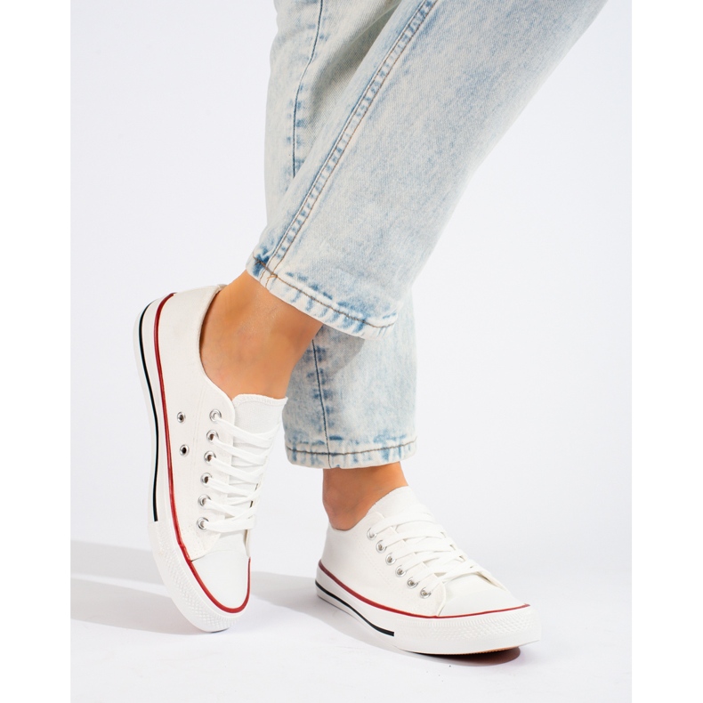 J. Star Klasyczne Białe Trampki 1