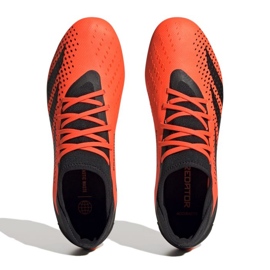 Buty piłkarskie adidas Predator Accuracy.3 Fg M GW4591 pomarańcze i czerwienie czerwone 3