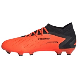 Buty piłkarskie adidas Predator Accuracy.3 Fg M GW4591 pomarańcze i czerwienie czerwone 5