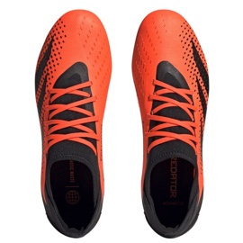 Buty piłkarskie adidas Predator Accuracy.3 Fg M GW4591 pomarańcze i czerwienie czerwone 6