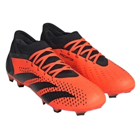 Buty piłkarskie adidas Predator Accuracy.3 Fg M GW4591 pomarańcze i czerwienie czerwone 7