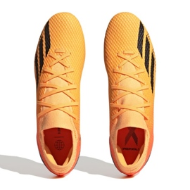 Buty piłkarskie adidas X Speedportal.3 Fg M GZ5077 pomarańcze i czerwienie pomarańczowe 3