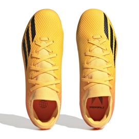Buty piłkarskie adidas X Speedportal.3 Fg Jr GZ5072 pomarańczowe pomarańcze i czerwienie 3