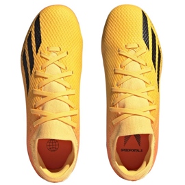 Buty piłkarskie adidas X Speedportal.3 Fg Jr GZ5072 pomarańczowe pomarańcze i czerwienie 6