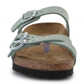 Klapki Birkenstock Franca Injected Rivets Matcha W 1024267 zielone 1