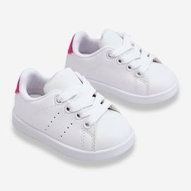 FR1 Dziecięce Buty Sportowe Biało-Różowo Miles białe 2