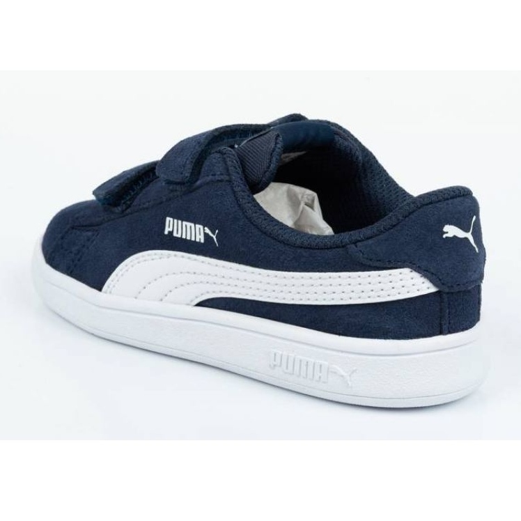 Buty Puma Smash v2 Jr 365178 02 niebieskie 4
